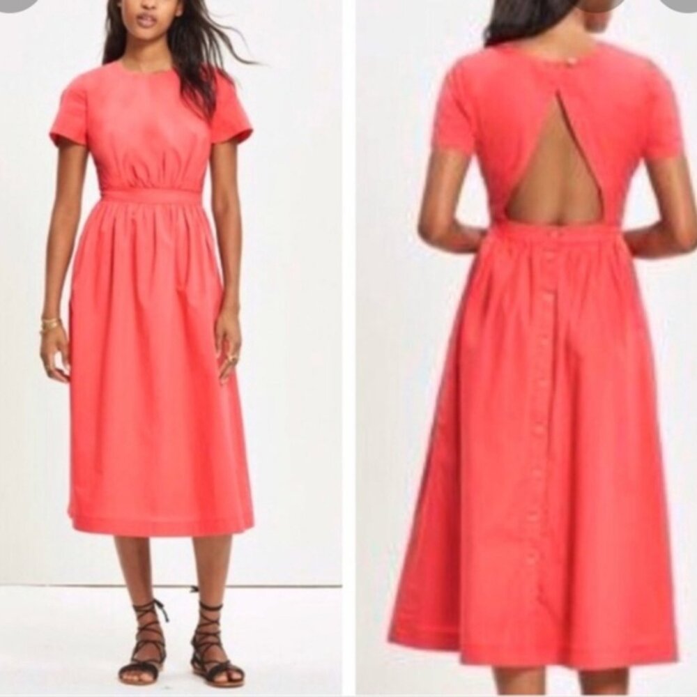 Madewell Open-Back Midi Dress - Picture 7 of 8